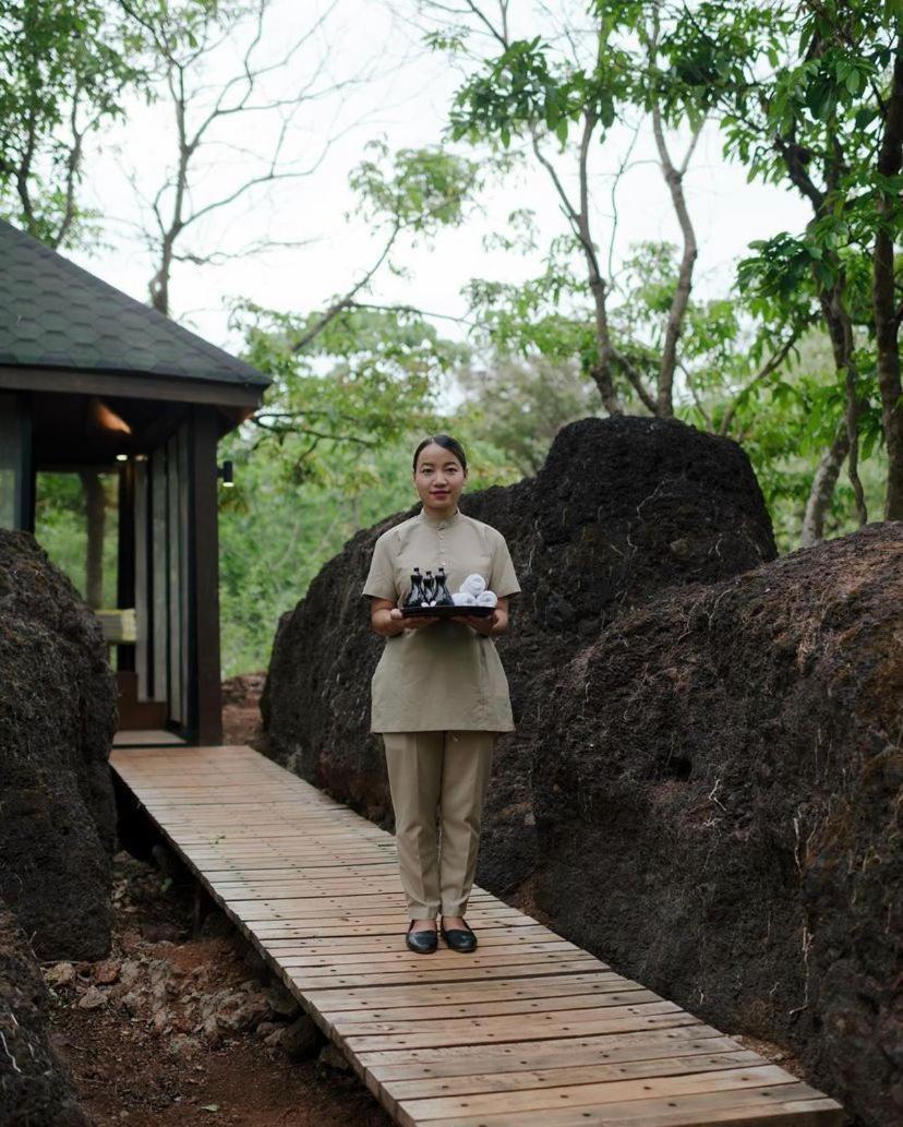 The Postcard Hideaway, Netravali Wildlife Sanctuary, Goa Hotell Vichondrem Eksteriør bilde